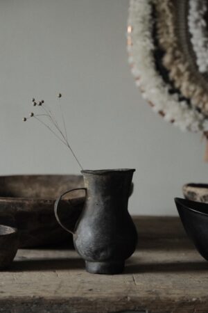 Old metal pitcher, c. 1600s, Scandinavia