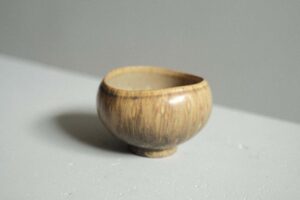 Stoneware Bowl by Gunnar Nylund, Model AUX for Rörstrand, Sweden 1950s