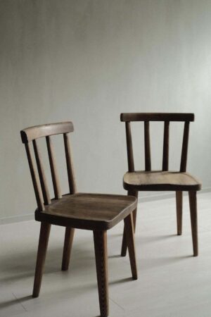 Set of 2 Utö Dining Chairs by Axel Einar Hjorth for Nordiska Kompaniet, 1930s