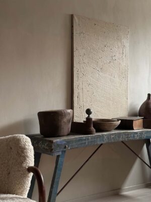 Antique Wabi Sabi Wooden Console, Asia, early 1900s