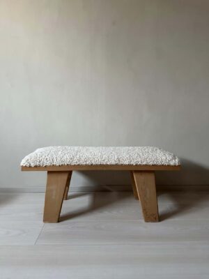 A Vintage Pinewood Bench by Krogenæs, Norway 1960s