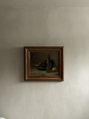 Still Life, Oil on Canvas, Signed and Framed, Norway, late 1800s