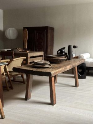 Antique Wabi Sabi Slaughter Bench, Scandinavia, 1800s