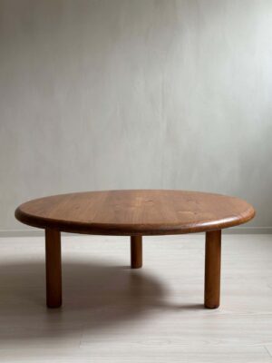 Mid-Century Coffee Table in the Manner of Charlotte Perriand, Pine, c. 1960s