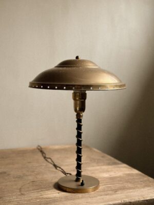 Mid-Century Danish Table Lamp in Brass, 1950s