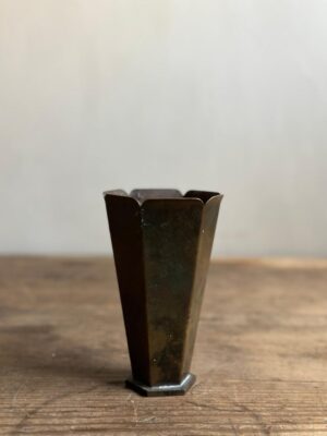 Art Deco Vase, Bronze Smedien, Denmark c. 1930s