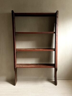Wabi Sabi Antique Pine Book Shelf, Scandinavia 1800s