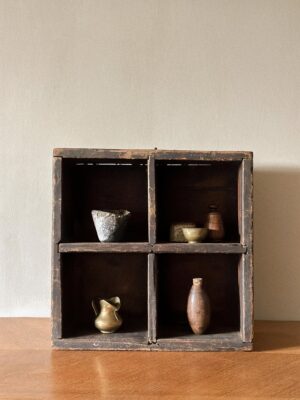 Antique Wall Unit, Wabi Sabi, Original Black Paint, Scandinavia 1800s