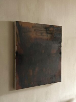 August Sandberg, "Untitled", 2023, 70x60 cm, Acryl and Spray Paint on Canvas