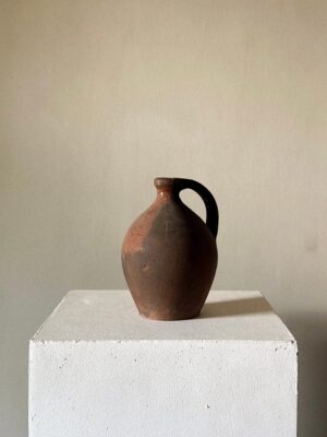 Antique Wabi Sabi Terracota Jar, France c. early 1900s