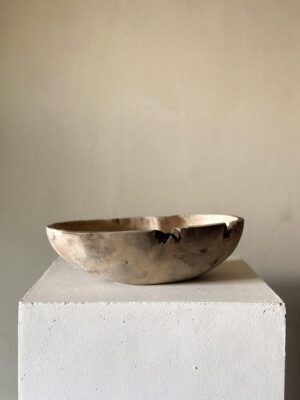 Antique Wabi Sabi Wooden Root Bowl, Scandinavia c. 1800s