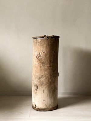Antique Wooden Planter, Wabi Sabi Style, Scandinavia 1800s
