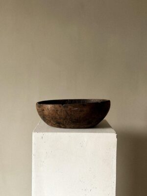 Antique Wabi Sabi Wooden Root Bowl, Scandinavia c. 1800s