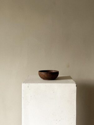 A Small Wabi Sabi Wooden Bowl, Scandinavia c. 1800s
