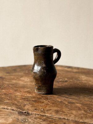 A Rare Papier Mache Jug, UK, Possibly 1700s