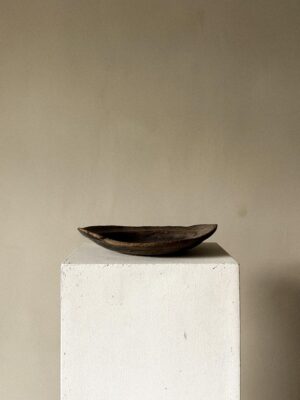 Antique Wabi Sabi Wooden Plate, Scandinavia c. 1800s