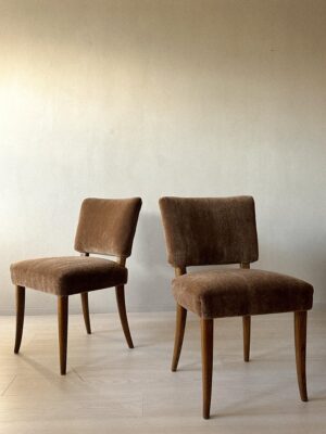 A Pair of Carl-Johan Boman Dining Chairs, Oy Boman Ab, Finland 1940s