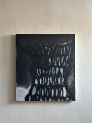 August Sandberg, "Untitled III", 2023, 70x60 cm, Acryl and Spray Paint on Canvas