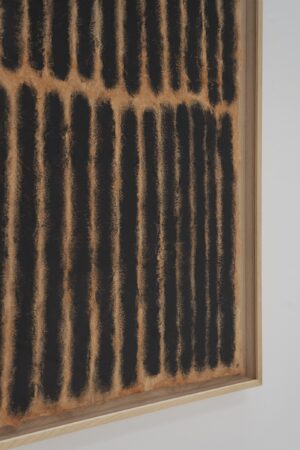 Alejo Palacios, "Enfilado Lineal Vertical 01", Acrylic on handmade paper, Spain 2023