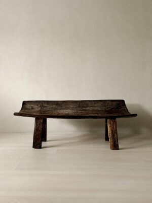 Antique Bridal Bench, Scandinavian Wabi Sabi, c 1600s