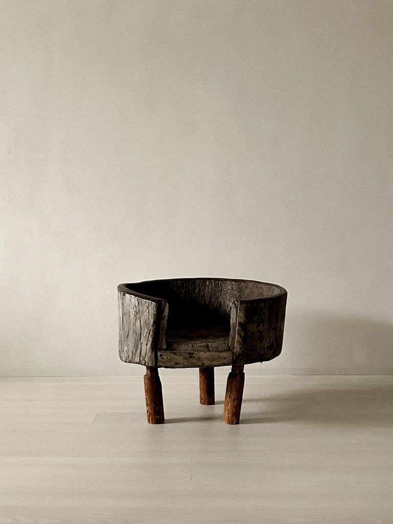 Antique Primitive Side Table, Scandinavian Wabi Sabi, c 1600s - Image 14