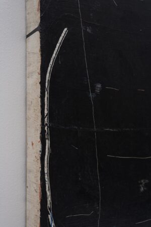 Enrich.R "EBONY", Mixed media on canvas, Spain 2024