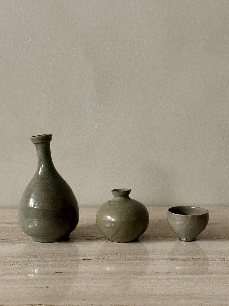 Antique Vase, Cup, and Jar, Korea, Joseon Dynasty (1392–1910) - Image 3