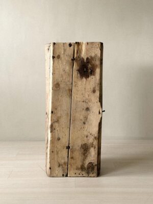 Antique Wooden Cabinet, Scandinavian Wabi Sabi, c 1800s