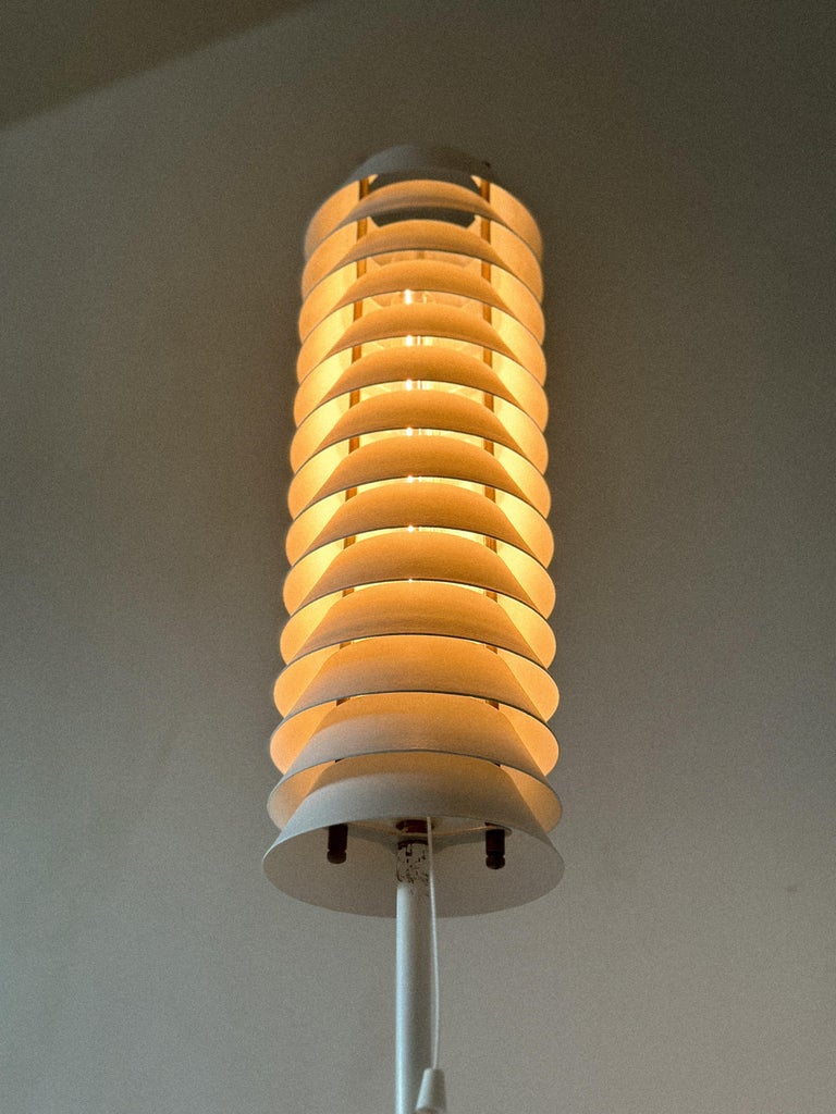 Scandinavian vintage lamp with iconic honeycomb shade
