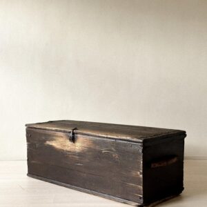 Early Scandinavian trunk showing signs of age and use