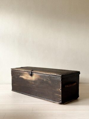 Early Scandinavian trunk showing signs of age and use