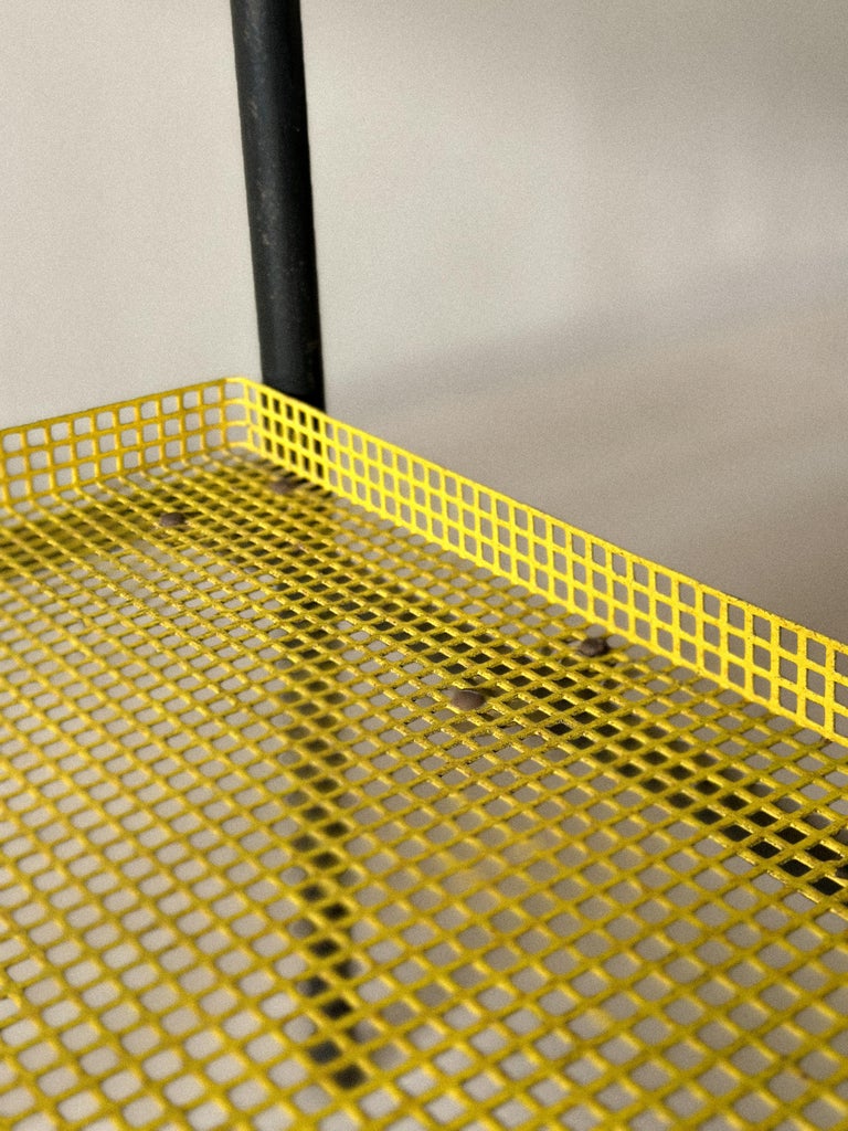 Rare Side Table by Paul Grivois, St-Gobain Glass and Metal, France, c. 1950s - Image 11