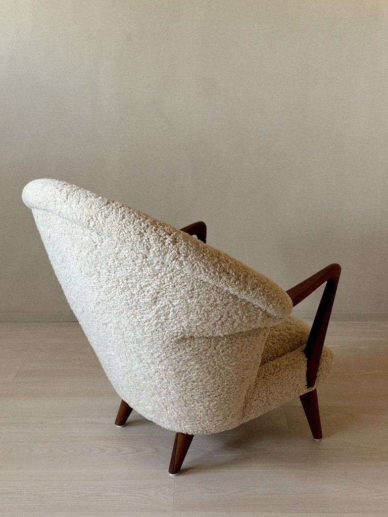 Vintage Norwegian armchair with modern updates
