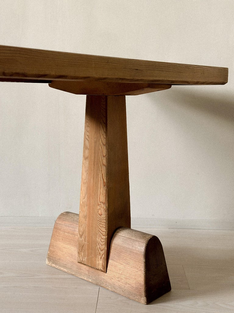 Utö Library Table by Axel Einar Hjorth for Nordiska Kompaniet, Sweden, 1932 - Image 9
