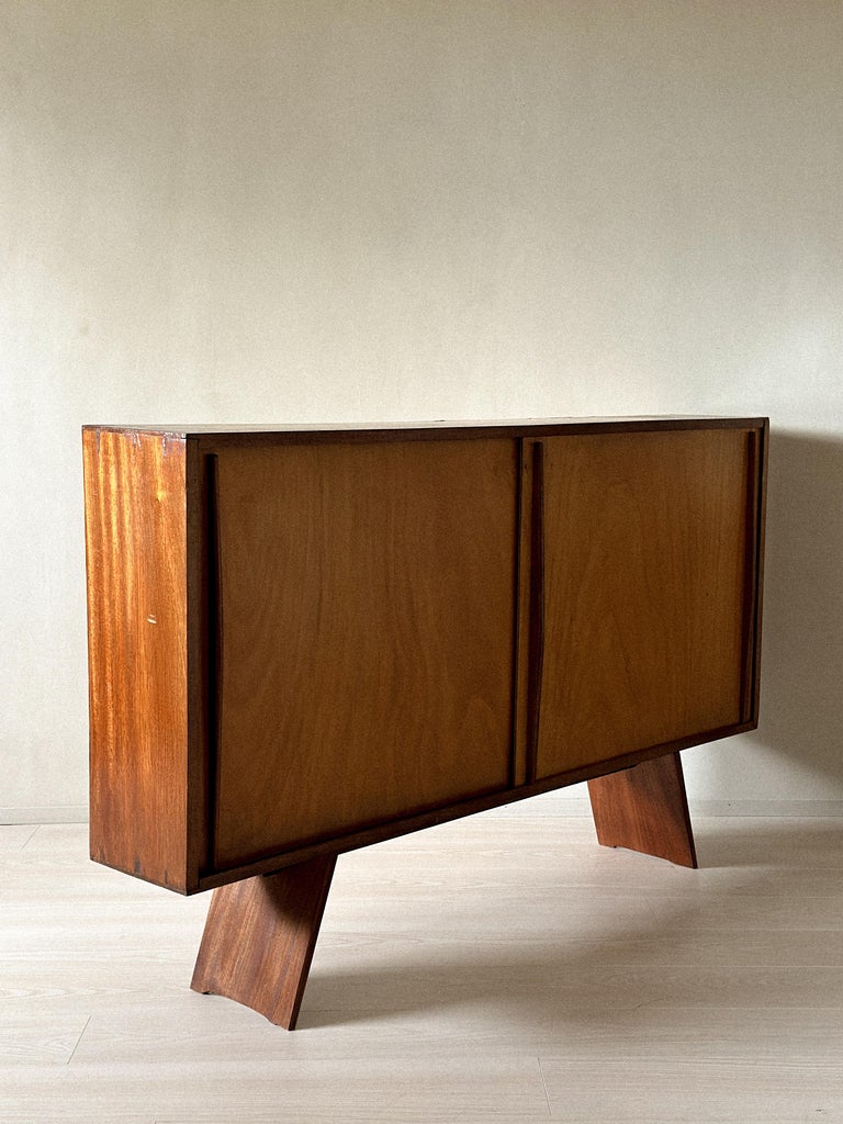 Functional French cabinet in Perriand style
