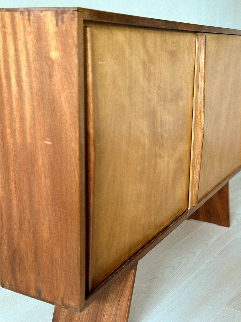 A Vintage Sideboard in style of Charlotte Perriand, France, c. 1950s - Image 13