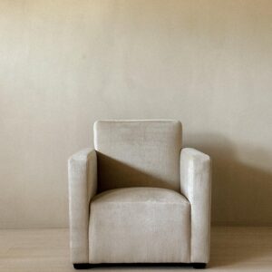 Danish Art Deco club chair with neutral upholstery, 1940s
