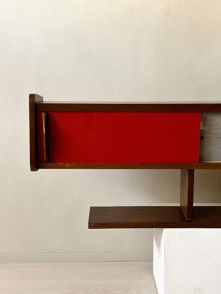 A Mid-Century Bookshelf in style of Charlotte Perriand, France, c. 1950s - Image 14