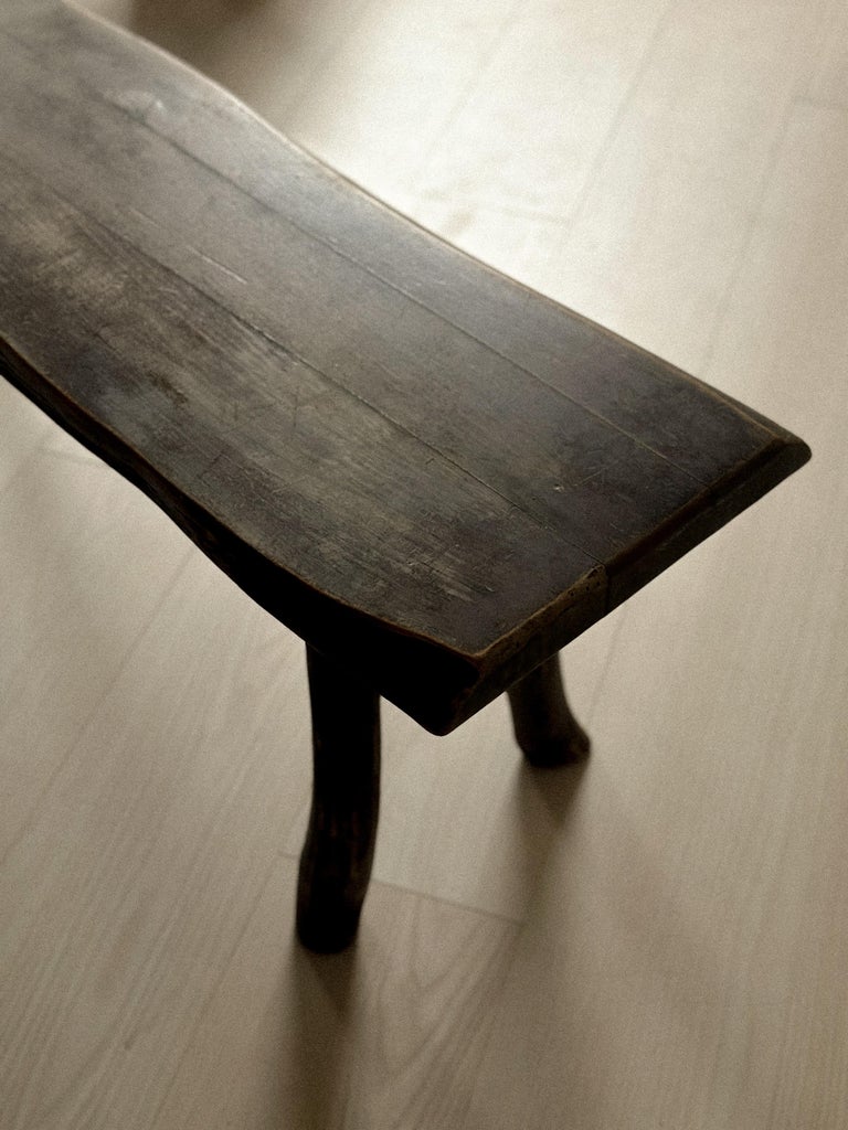 A Pair of Brutalist Wabi Sabi Benches, France, circa 1960s - Image 5