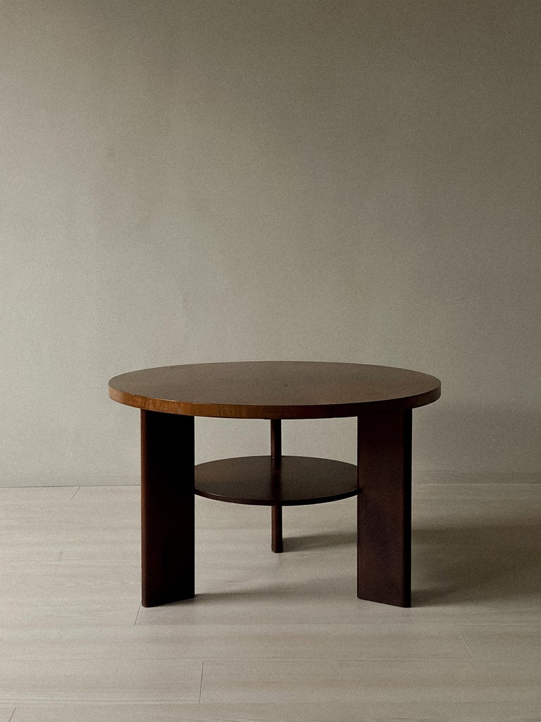 Art Deco, Danish Cabinetmaker Circular Side Table, c. 1930/40s - Image 6
