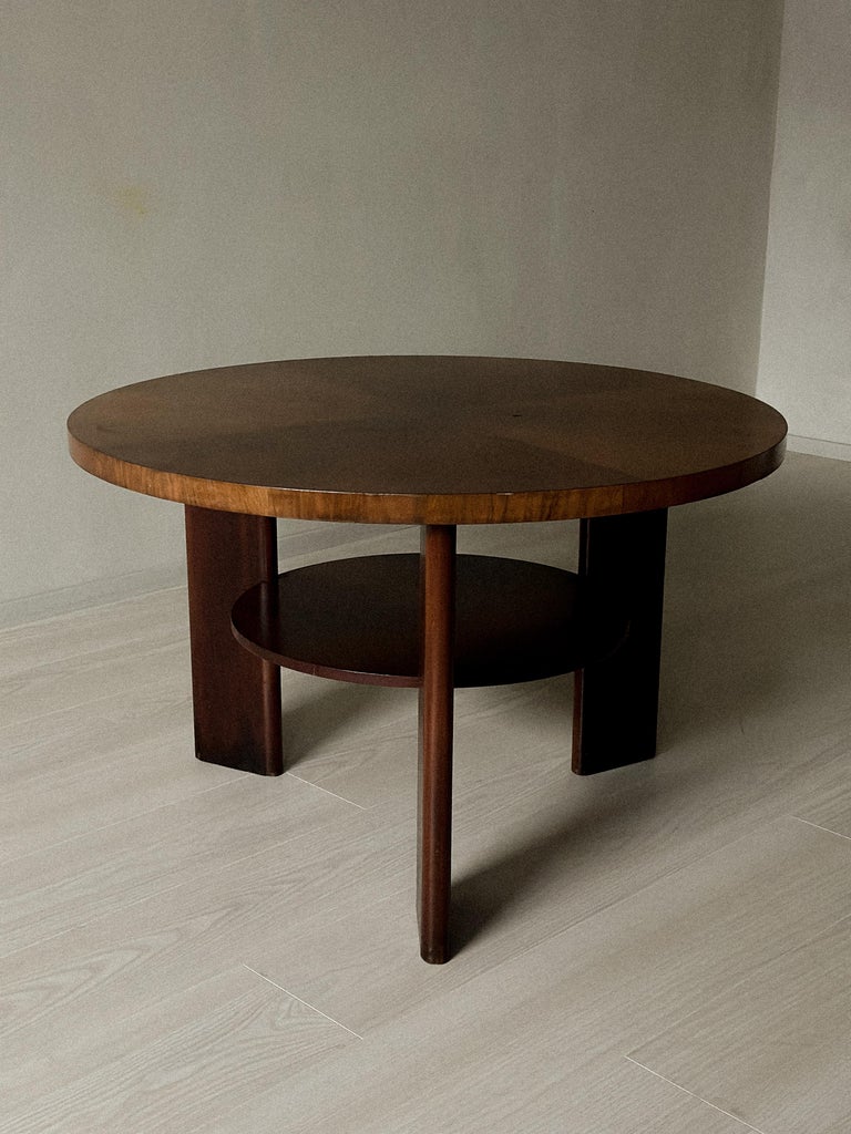 Art Deco, Danish Cabinetmaker Circular Side Table, c. 1930/40s - Image 2