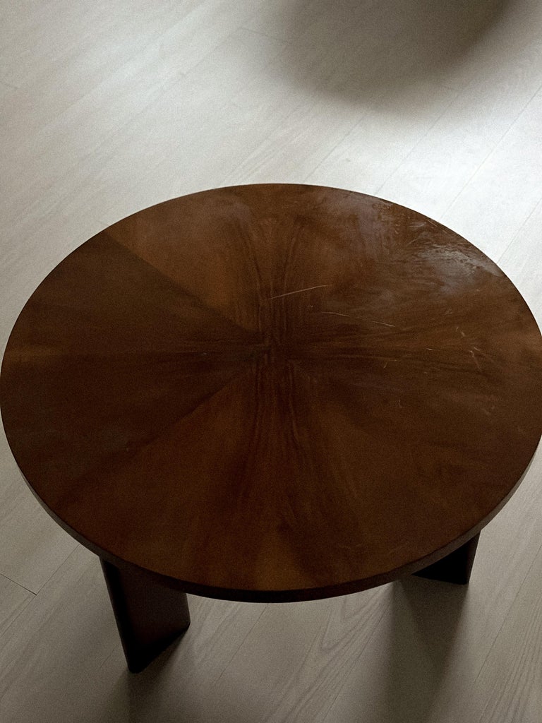 Art Deco, Danish Cabinetmaker Circular Side Table, c. 1930/40s - Image 4