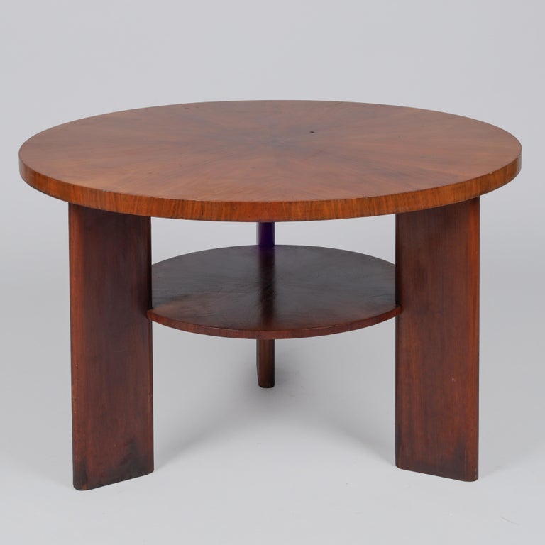 Art Deco, Danish Cabinetmaker Circular Side Table, c. 1930/40s - Image 13