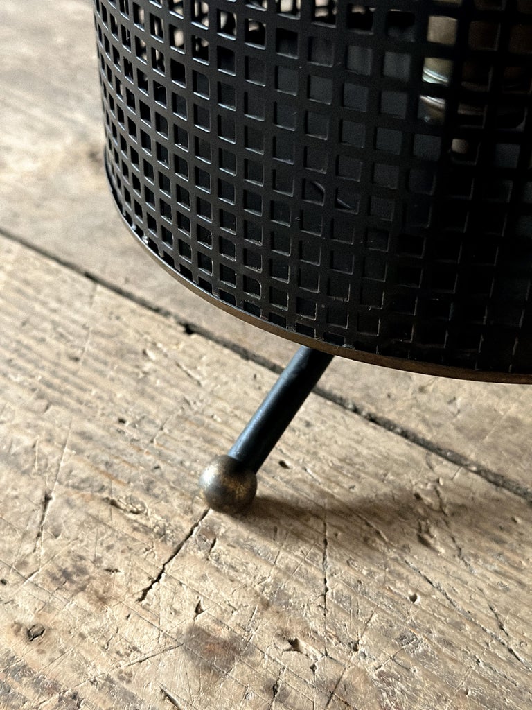 French Industrial Table Lamp, in the manner of Mathieu Matégot, France, c 1950s - Image 8