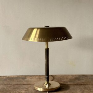 Mid-Century Scandinavian Table Lamp in Brass, 1950s