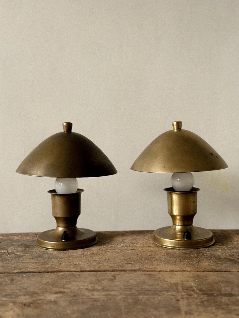Pair of Mid-Century Table Lamps, Brødrene Sæther, Scandinavia, circa 1950s