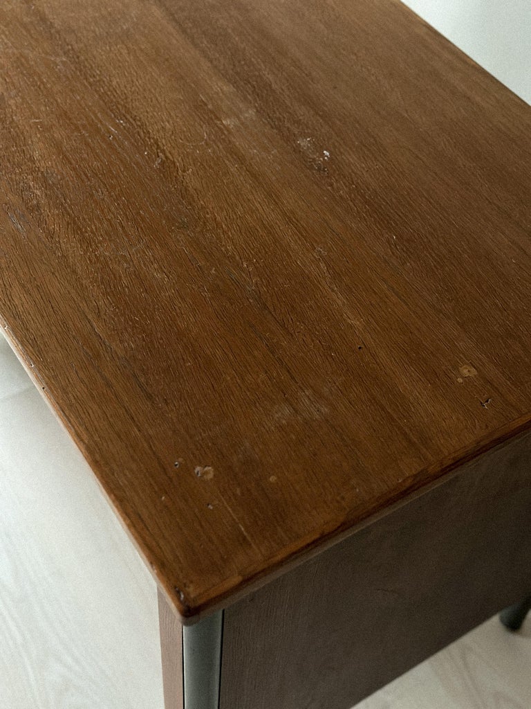 Vintage “Surveillant” desk attributed to Ateliers Jean Prouvé, France, c. 1960s - Image 12