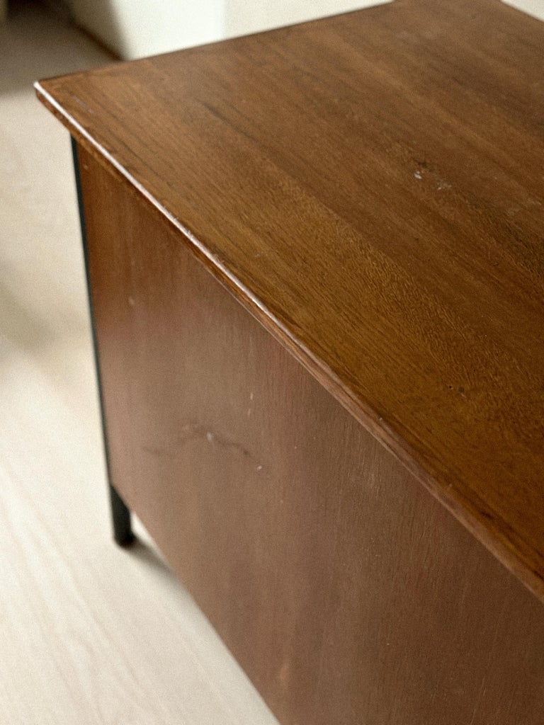 Vintage “Surveillant” desk attributed to Ateliers Jean Prouvé, France, c. 1960s - Image 13