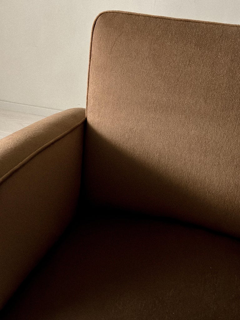 A Pair of Art Deco Armchairs in Brown Natural Blend, Denmark c. 1940 - Image 19