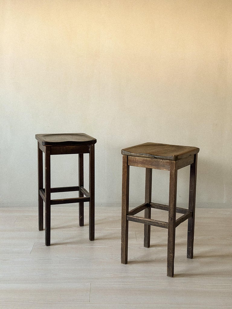 Bar stools by Nordiska Kompaniet, after Axel Einar Hjorth